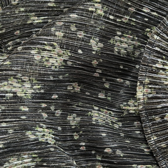 NWT ASTR The Label Black Floral Long Sleeve Maxi Dress Tiered Ruffle Low Back XL - Picture 14 of 14